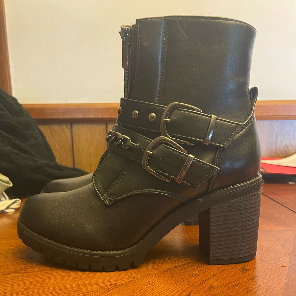 Brand new lug sole boots.
